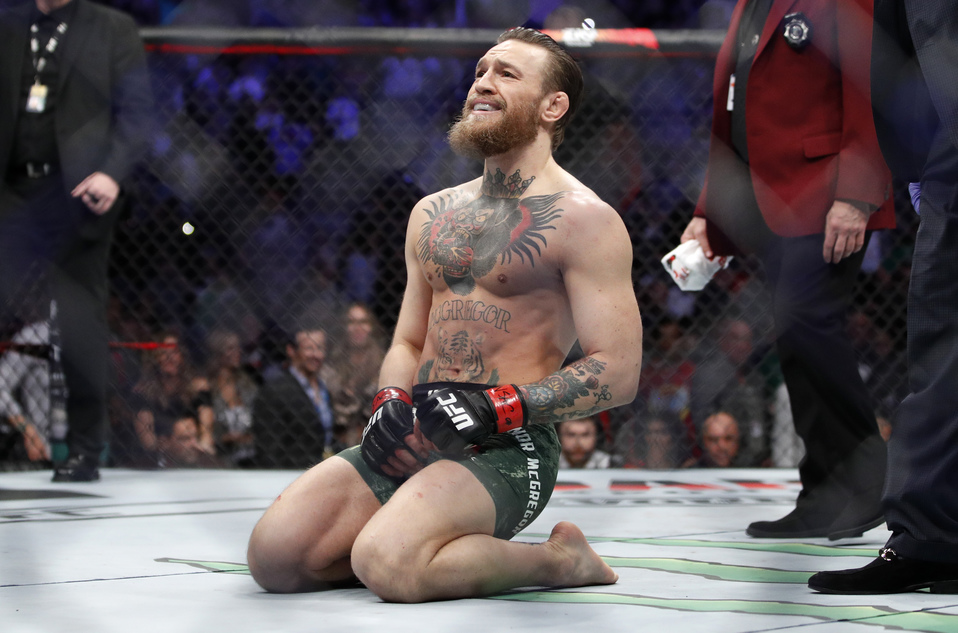 Conor McGregor venció a 'Cowboy' en 40 segundos (AP)