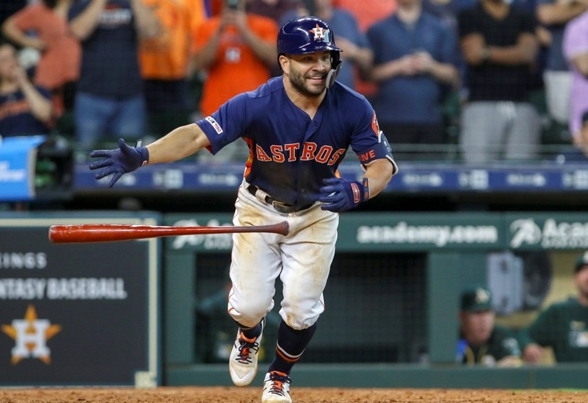José Altuve, segunda base de Astros de Houston (Reuters)