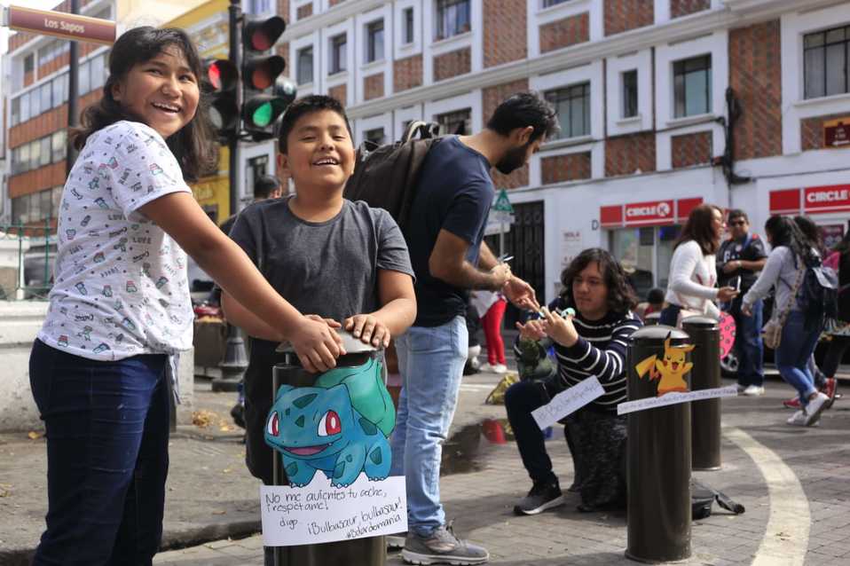#bolardomanía en las calles de la ciudad. (Jesús Zavala)