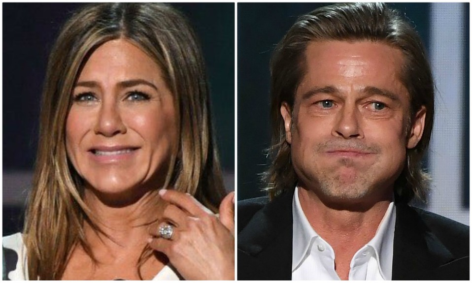 Jennifer Aniston y Brad Pitt fueron dos de los ganadores (AFP)