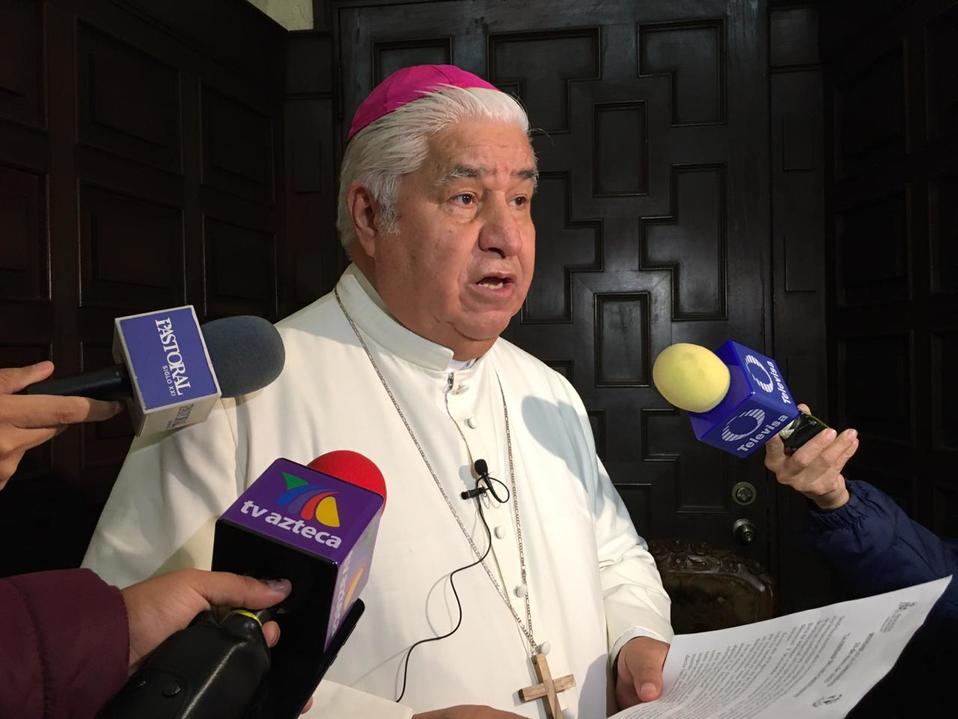 Rogelio Cabrera López, arzobispo de Monterrey. Foto: Kevin Recio.
