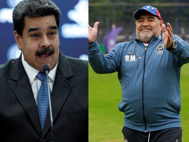 Diego Maradona viaja a Venezuela (EFE)