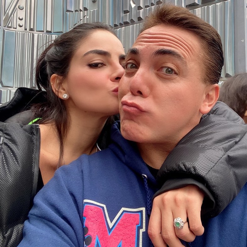 Cristian Castro y su novia Martha Muvdi. (Instagram: @marthicamuvdi)