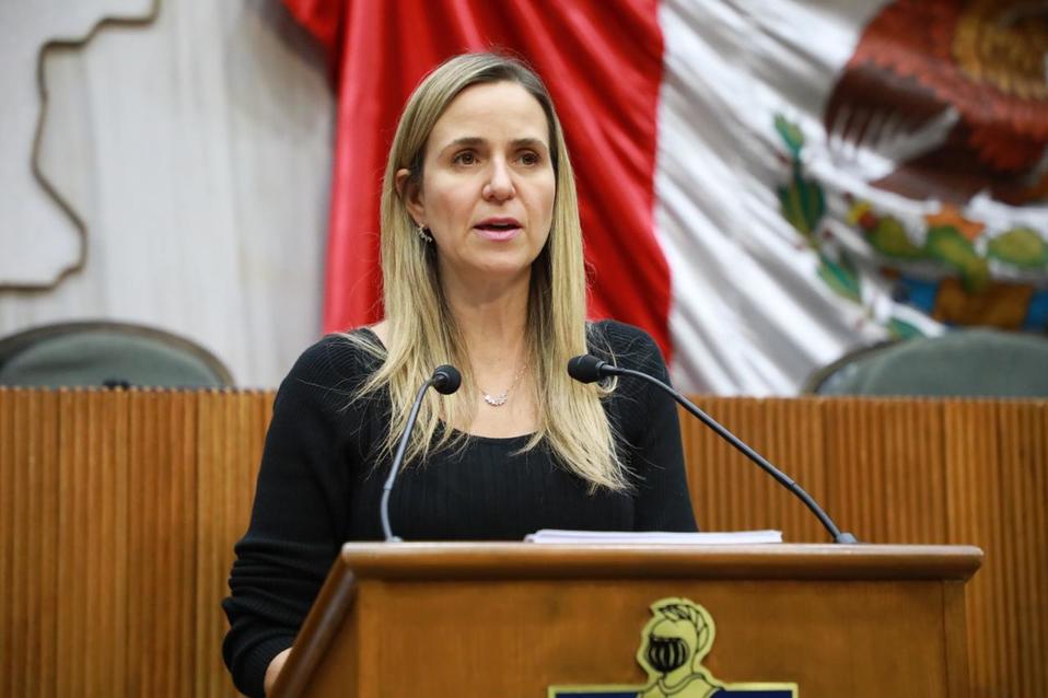 Diputada Alejandra Lara Maiz de la bancada del PRI . Foto: Especial.