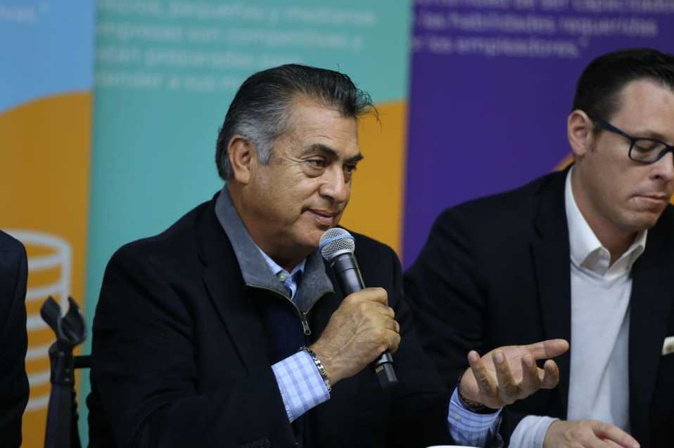 El gobernador de Nuevo León, Jaime Rodríguez Calderón