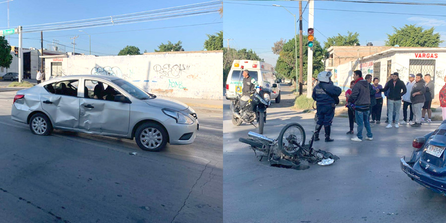 Elementos de Peritos se hicieron cargo del accidente. (Milenio Digital)