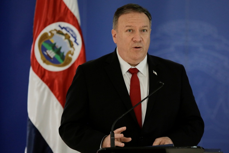 Han habido una cantidad de conversaciones con Nicolás Maduro en los últimos meses, dijo Pompeo. (AP)