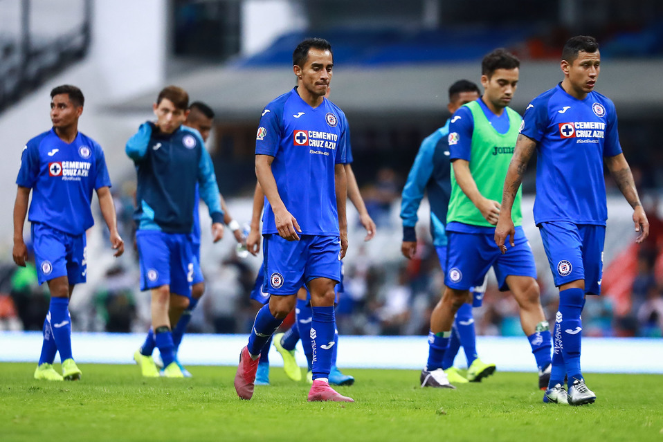 Jugadores de Cruz Azul en la jornada 1 de la Liga MX (Imago7)