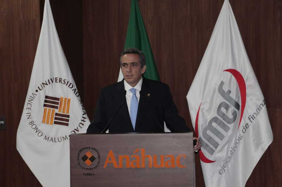 El presidente nacional del IMEF, explicó que la economía de México estará en 2020 “un poquito mejor” que el año pasado. (Melanie Torres)