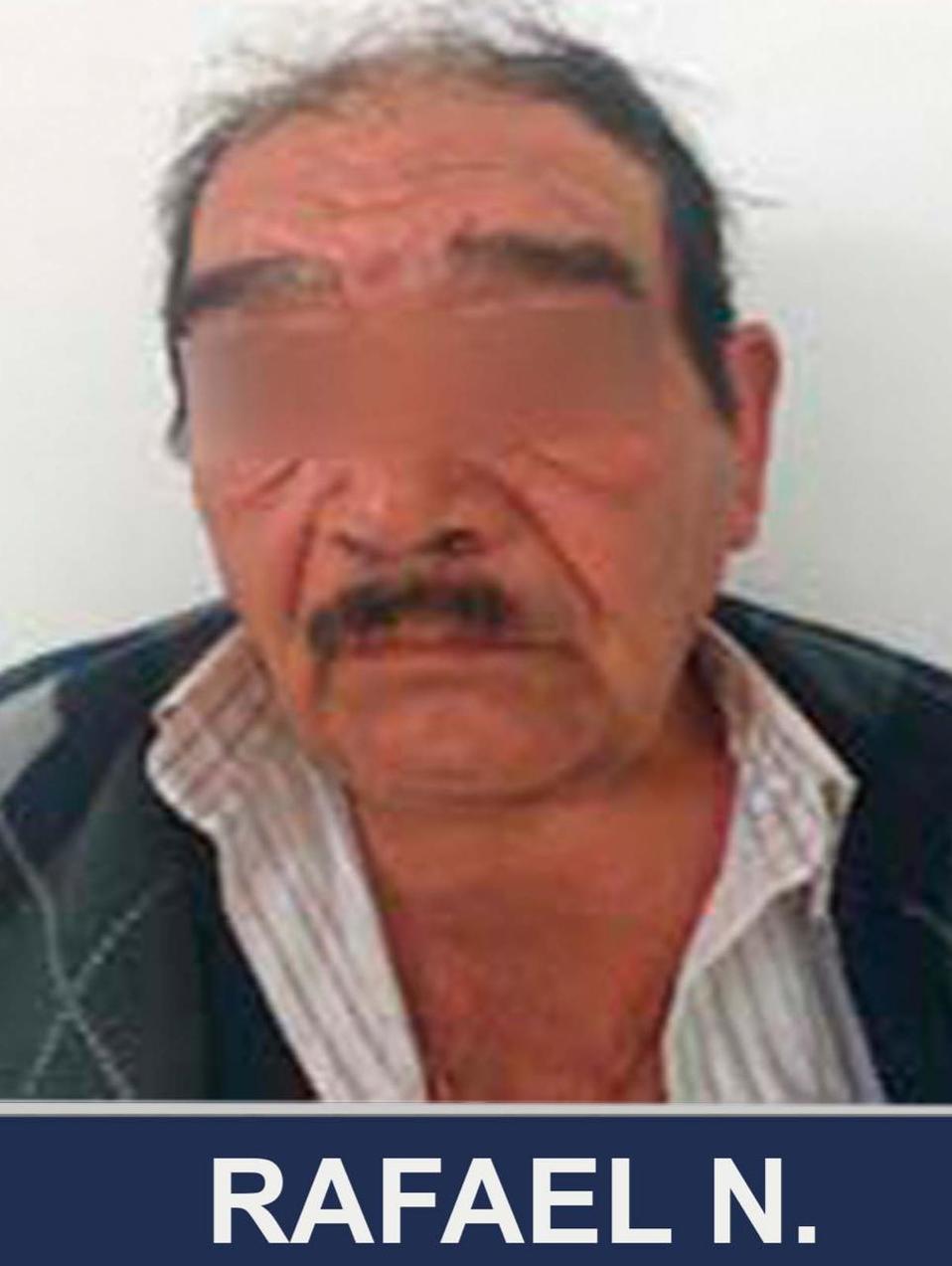 Rafael N., presunto responsable de abuso sexual a su nieta menor de edad. (Especial)