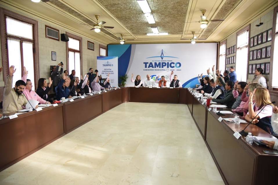Sesión cabildo Tampico (Foto/CORTESÍA)