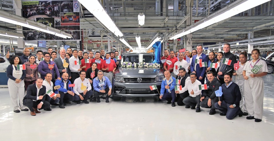 Tiguan fabricado en Puebla encabezó producción automotriz en 2019. (Especial)