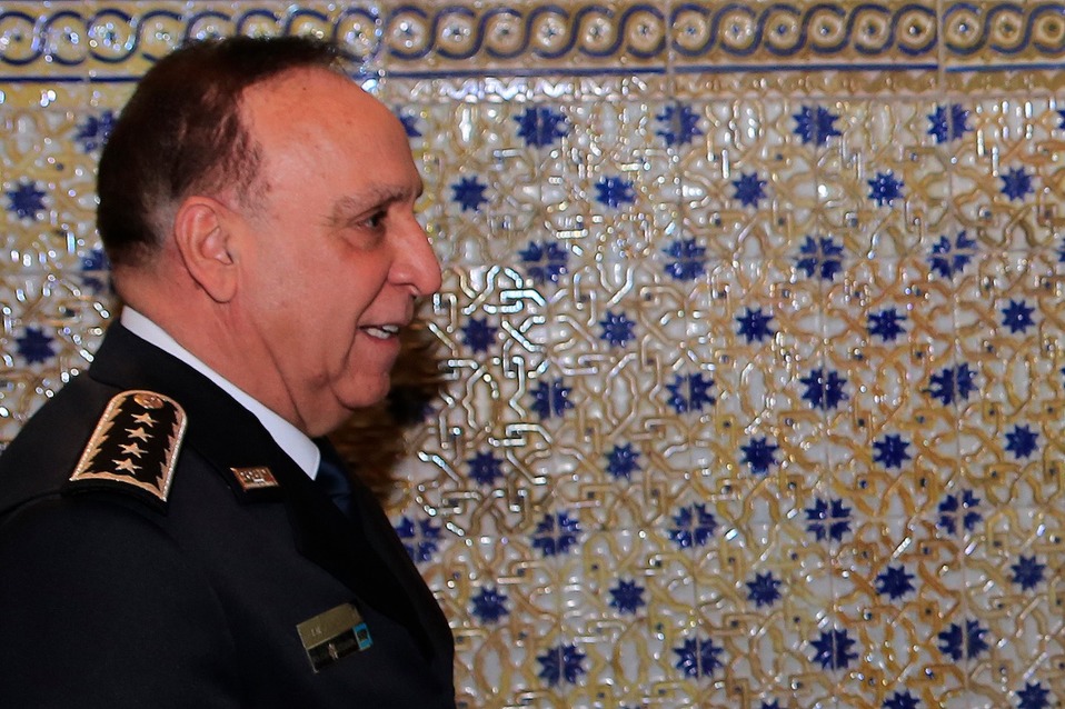 Titular de la Secretaría de Seguridad Pública, Idelfonso Amezaga Ramírez. (Andrés Lobato)