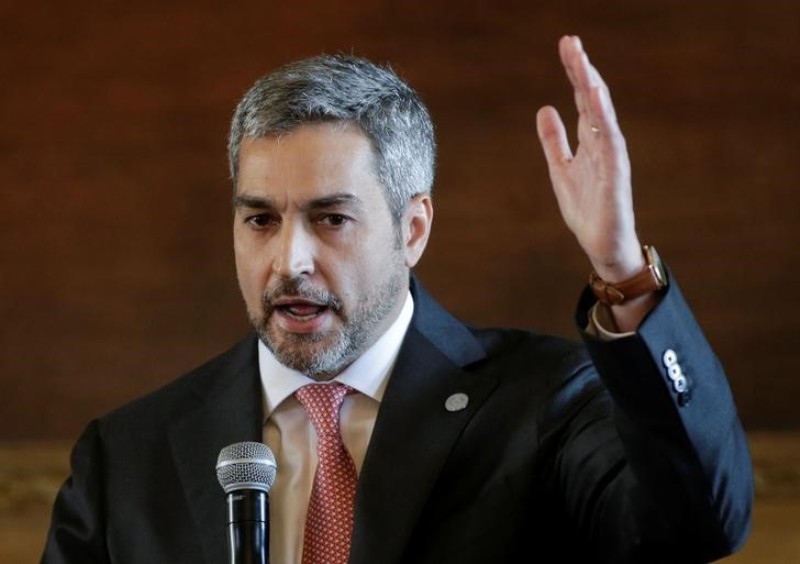 A pesar de la enfermedad, Mario Abdo Benítez,  presenta "un muy buen estado en general", comentó el ministro de Salud, Julio Mazzoleni. (Reuters)