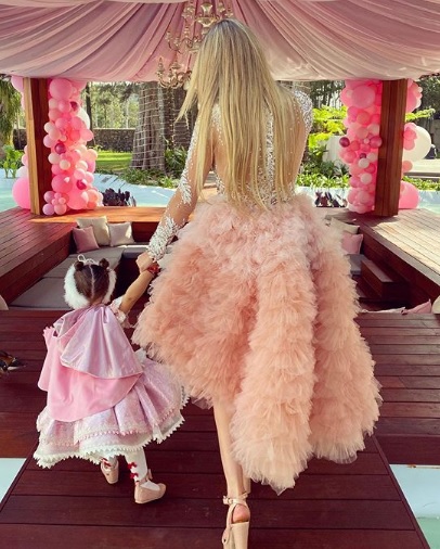 Fiesta del cumpleaños de la hija del Canelo Álvarez (Instagram @fernandagmtz)