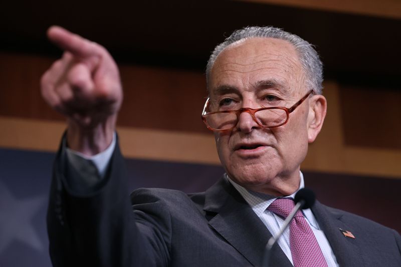 El líder de la minoría demócrata en el Senado, Chuck Schumer. (AFP)