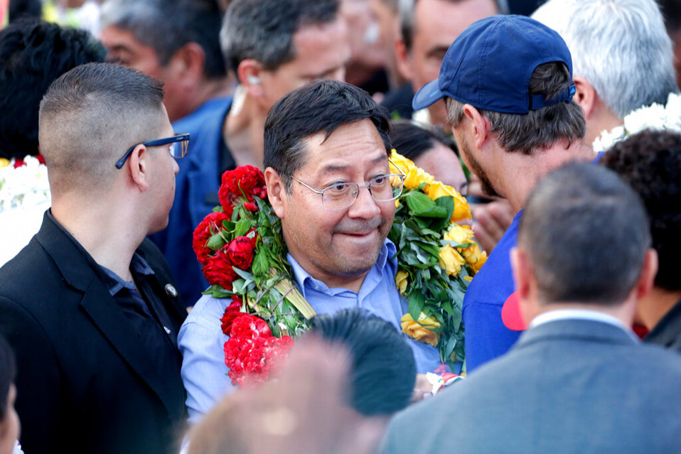 Luis Arce fue propuesto como el candidato del MAS para las elecciones en Bolivia del 3 de mayo. (AP)