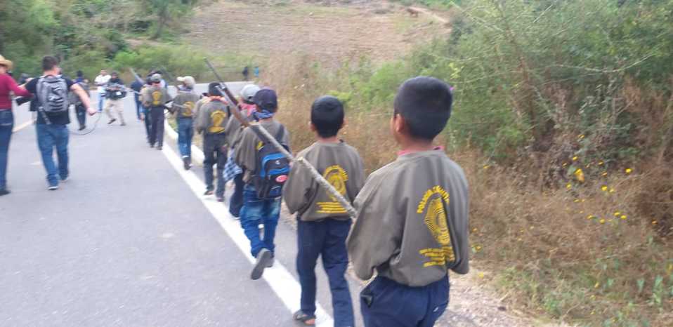 Los menores realizaron una demostración. (Rogelio Agustín Esteban)