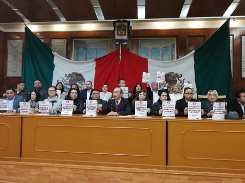 Ofrecieron una conferencia conjunta en el Salón Juárez. (Claudia Hidalgo)