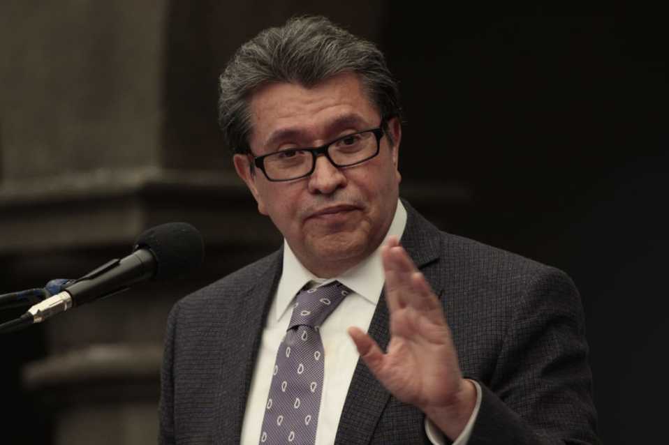 Ricardo Monreal, coordinador de la bancada de Morena en el Senado de la República. (Melanie Torres)