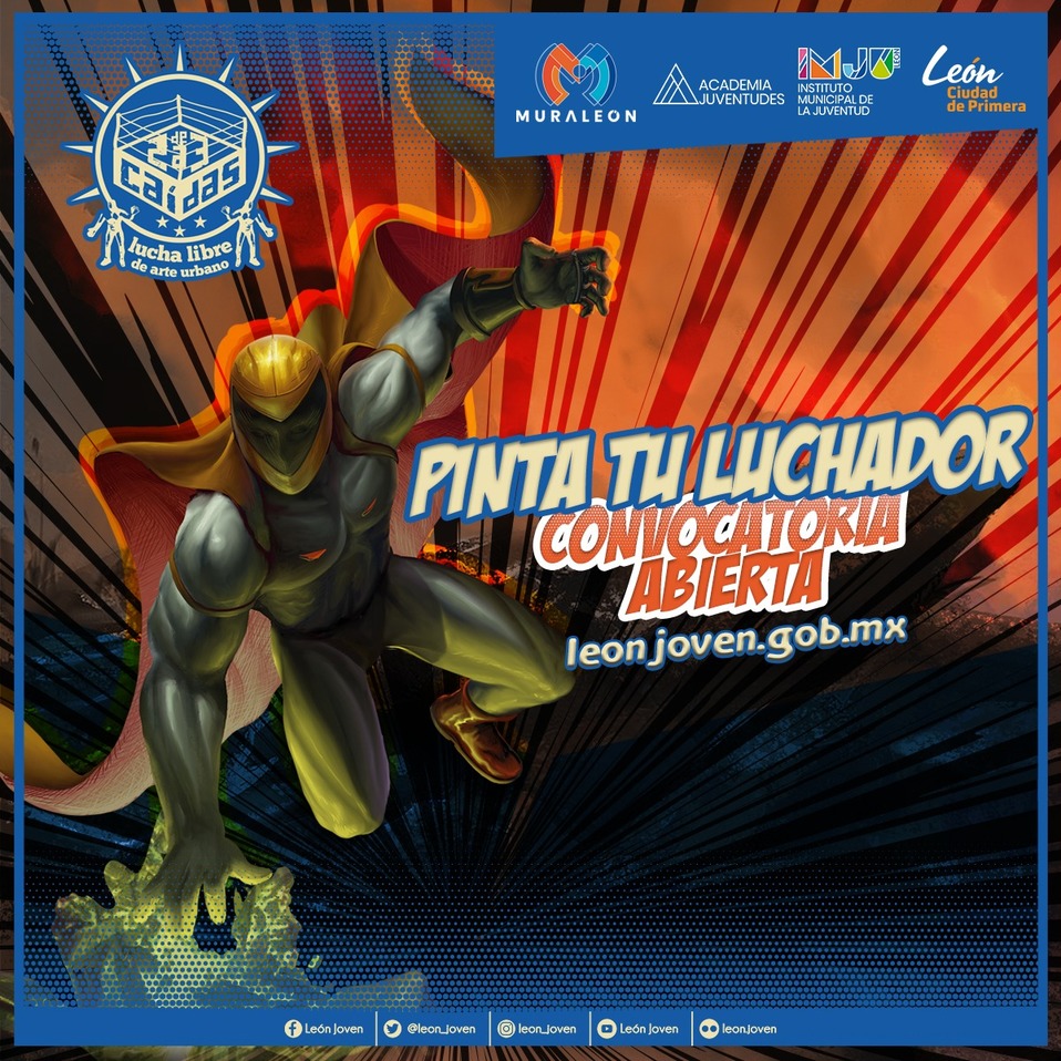 Abren convocatoria "Pinta tu luchador". Foto: Especial