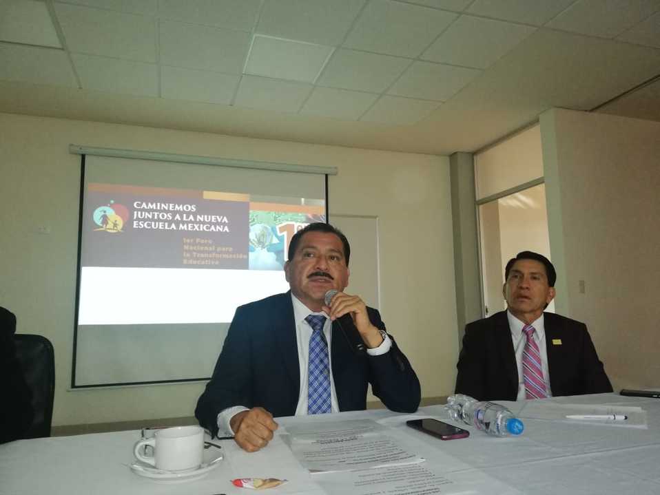Alejandro Ariza Alonso, secretario general de la sección 23 del SNTE. (Jaime Zambrano)