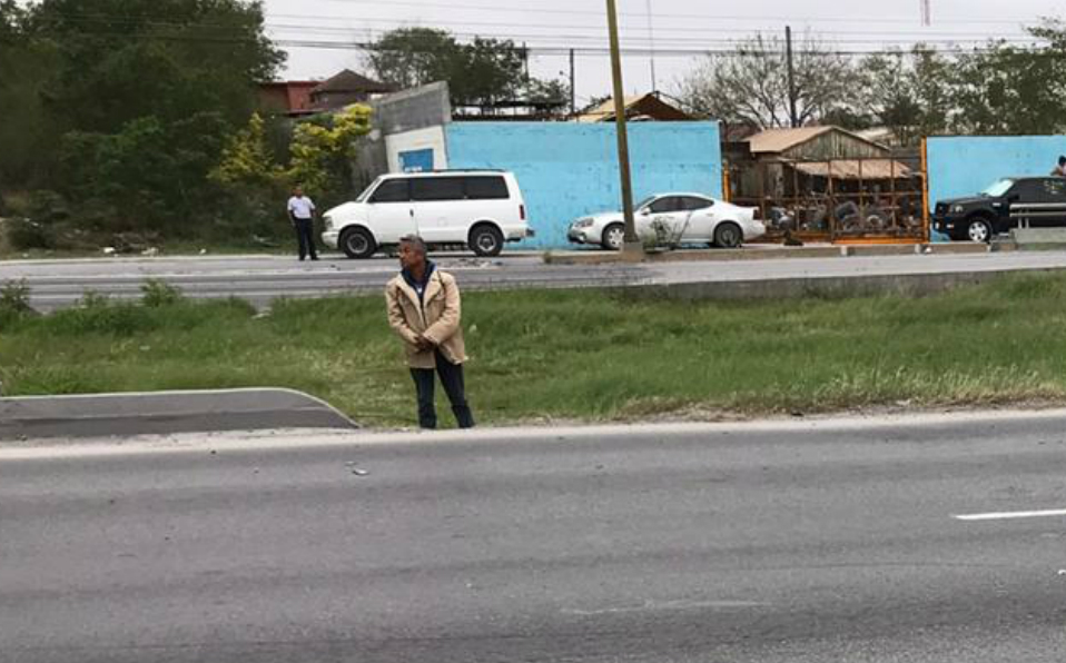Atropellan y matan a hombre en libramiento Monterrey-Reynosa (Foto/CORTESÍA)