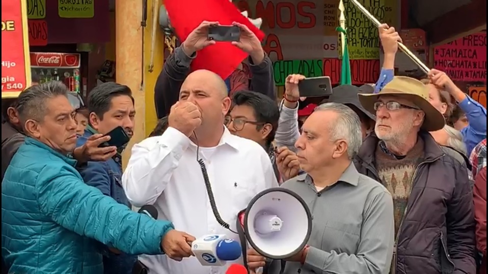 Julián LeBarón agradeció a los asistentes a la Caminata por la Verdad