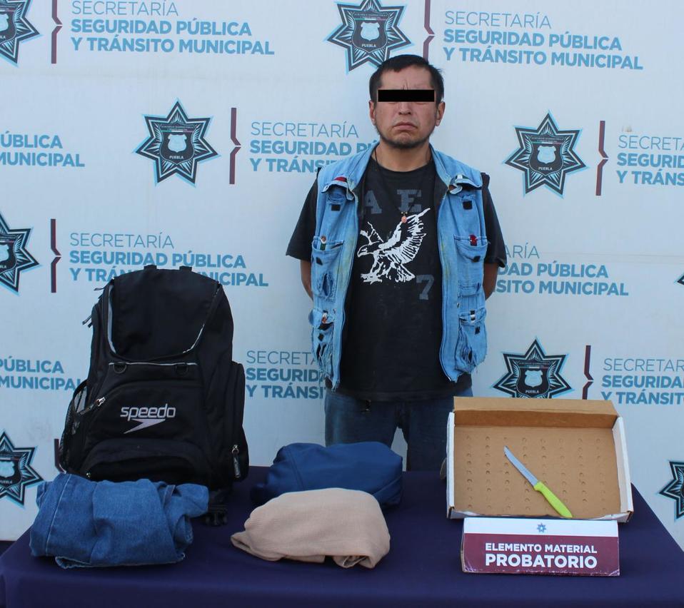 Omar “N.” detenido por asaltar a un universitario. (Especial)