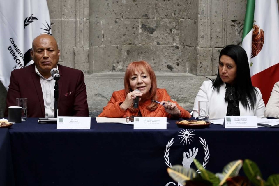 La presidenta de la CNDH, Rosario Piedra Ibarra. (Especial)