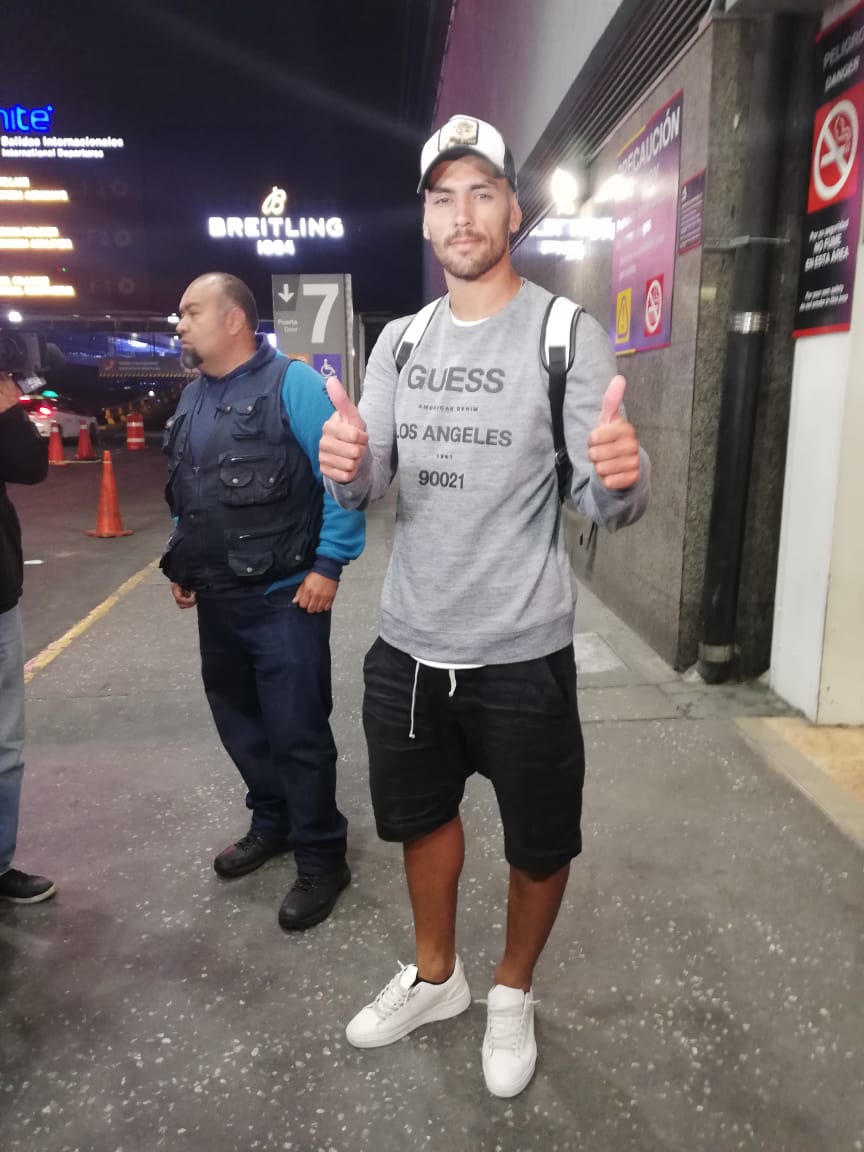 Lucas Passerini ya se encuentra en la Ciudad de México y está listo para un nuevo reto con Cruz Azul (Eduardo Espinosa)