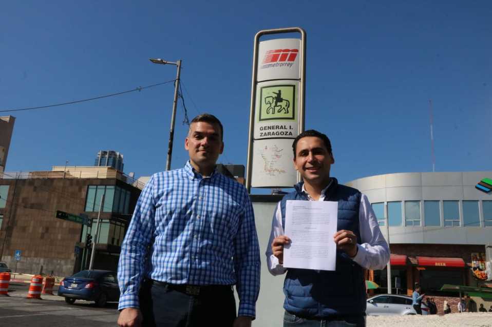 Mauro Guerra, dirigente estatal del PAN y Luis Susarrey, diputado local. Foto: Leonel Rocha