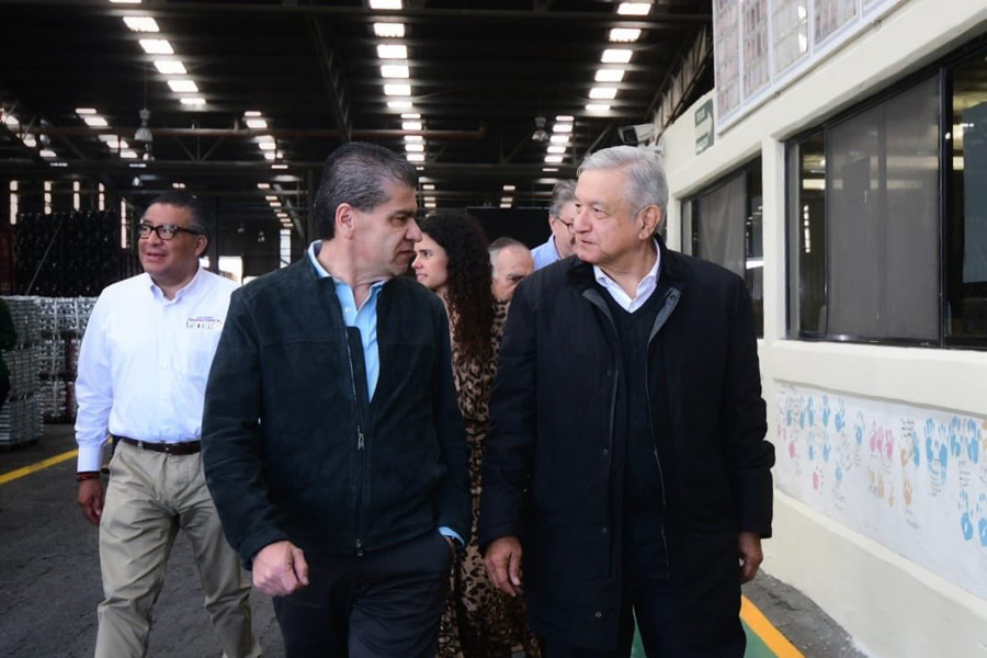 Miguel Riquelme resaltó la presencia de las fuerzas armadas en el estado. (@mrikelme)