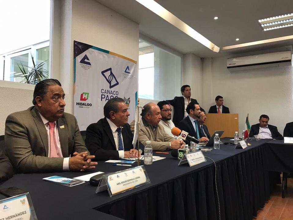 Presentación de plataforma Canaco Pago. (Elizabeth Hernández)