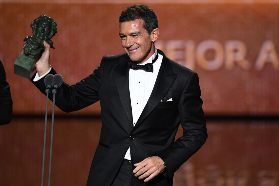 Antonio Banderas se llevó el Goya a mejor actor protagonista por su papel en 'Dolor y gloria'.(AFP)