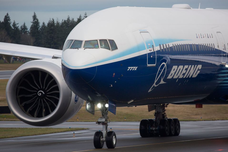 El nuevo Boeing 777X. (AFP)