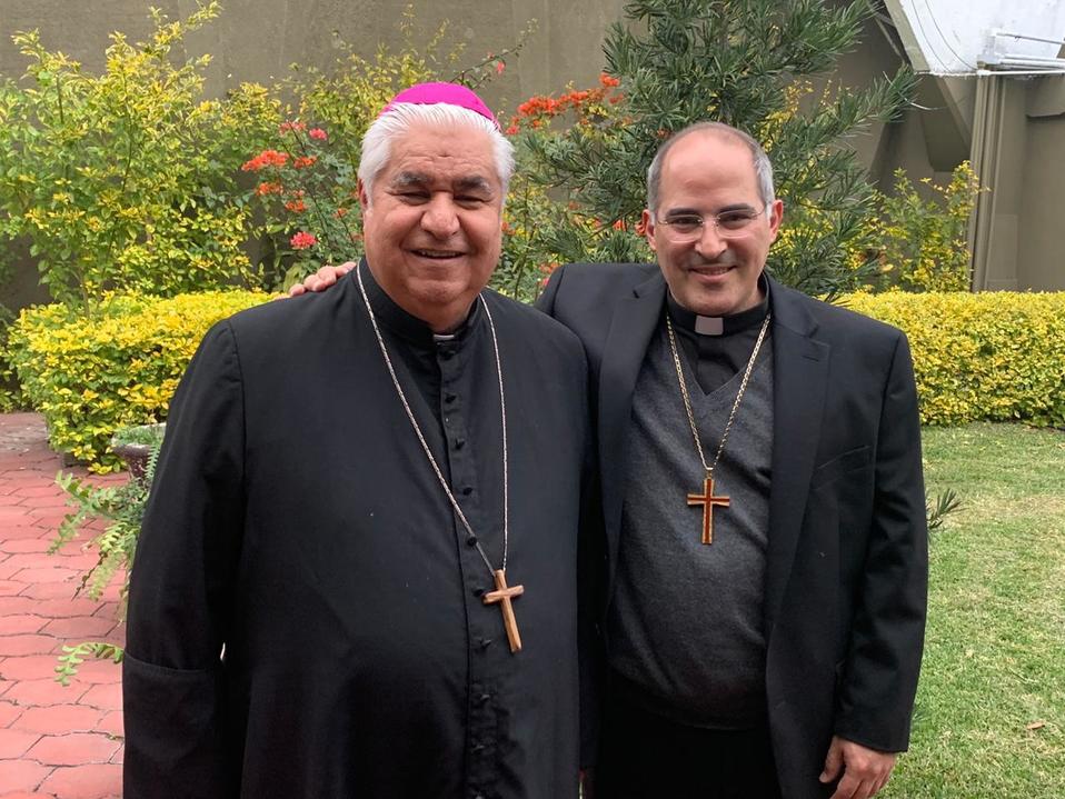 Rogelio Cabrera López (Arzobispo de Monterrey) y Héctor Pérez Villareal (Obispo auxiliar de CdMx) Foto: Especial