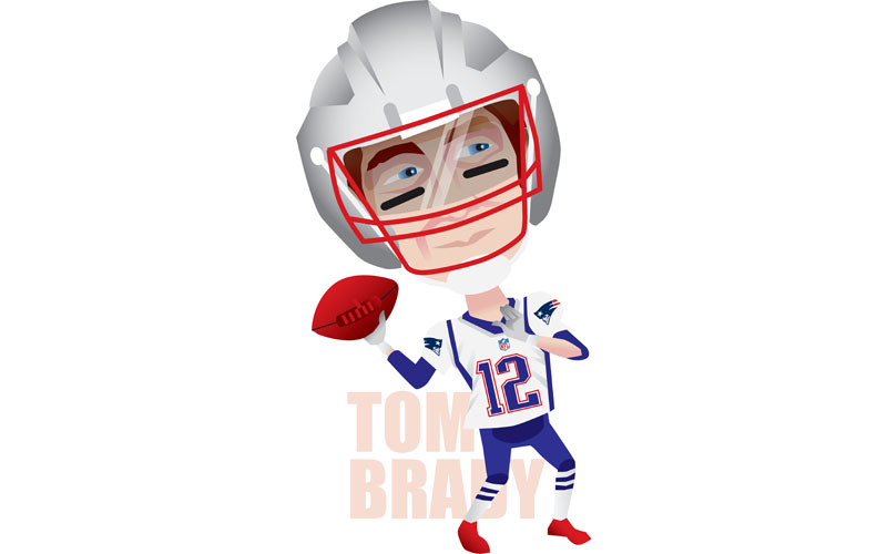 Brady nació el 3 de agosto de 1977 en San Mateo, California. (Mauricio Ledesma)