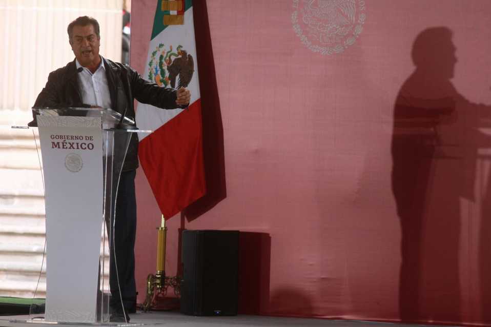 La desaprobación del gobernador sucedió en el evento Jóvenes Construyendo su Futuro. (Foto: Roberto Alanís)