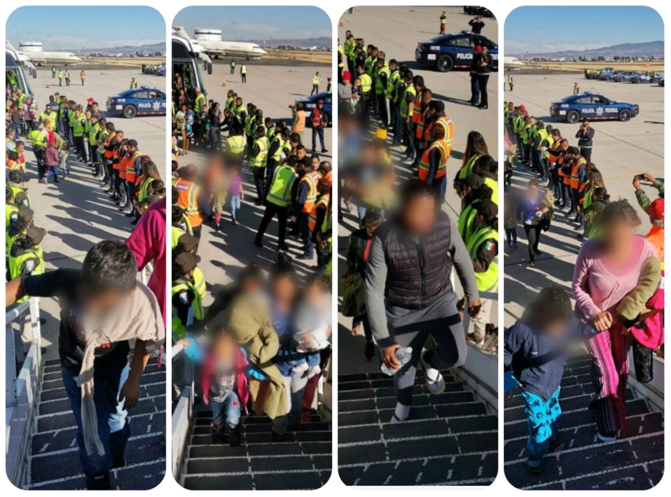 En acciones realizadas entre el 18 y 27 de enero, México deportó a a2 mil 303 migrantes (@INAMI_mx)