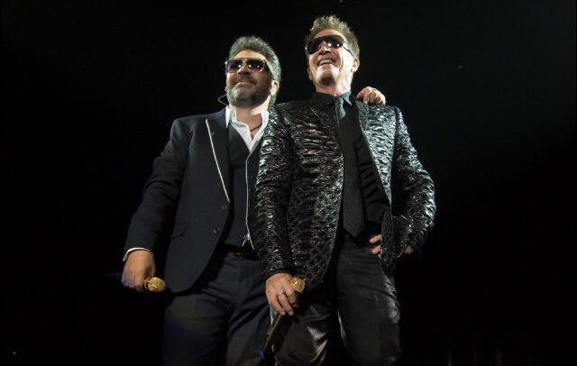 Emanuel y Mijares juntos en el "Twor Amigos".