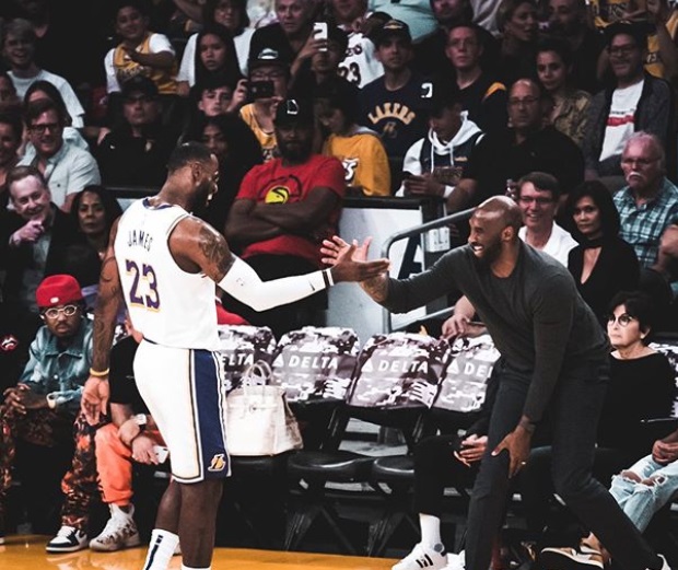LeBron James y Kobe Bryant (Instagram @kingjames)