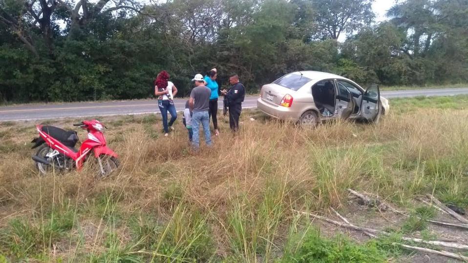 Los lesionados fueron trasladados al Hospital General de Mante (Noel Vergara)