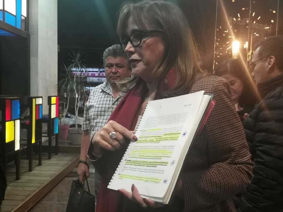 Yeidckol Polevnsky, ex secretaria general con funciones de presidenta de Morena (Liliana Padilla)