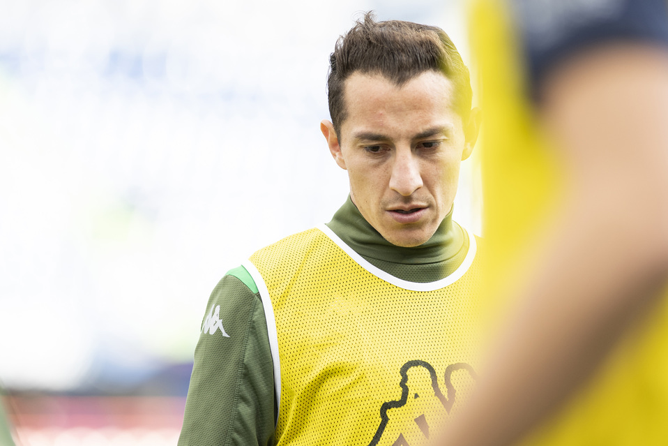 Andrés Guardado pevio a enfrentar al Getafe (Twitter @RealBetis)