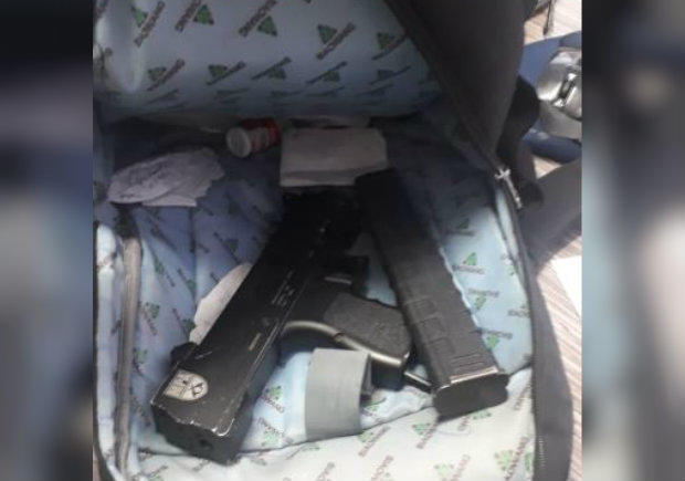 El arma de fuego tipo subametralladora calibre 9 mm . Foto: Especial