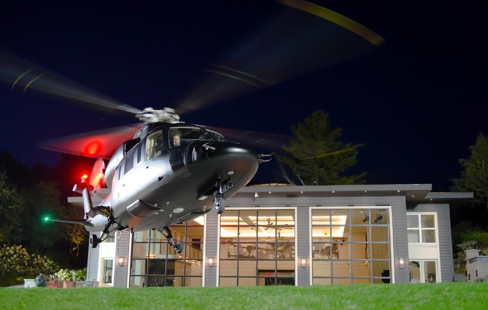 Helicóptero Sikorsky S-76D. (Especial)
