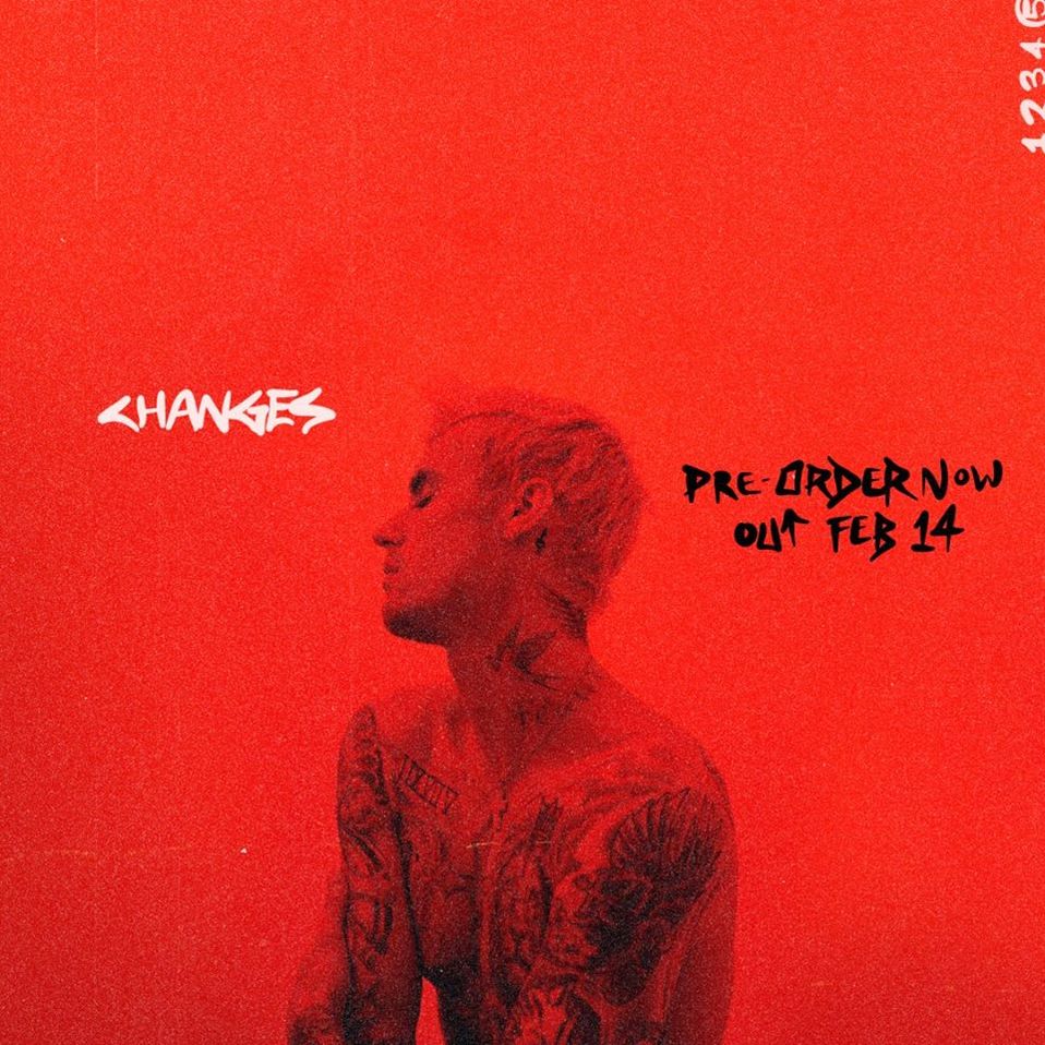 Justin Bieber comparte la portada de ‘Changes’ su nuevo disco (Instagram).