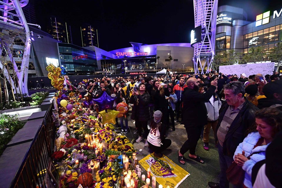 NBA pospone el juego del martes de Lakers por muerte de Kobe Bryant (AFP)