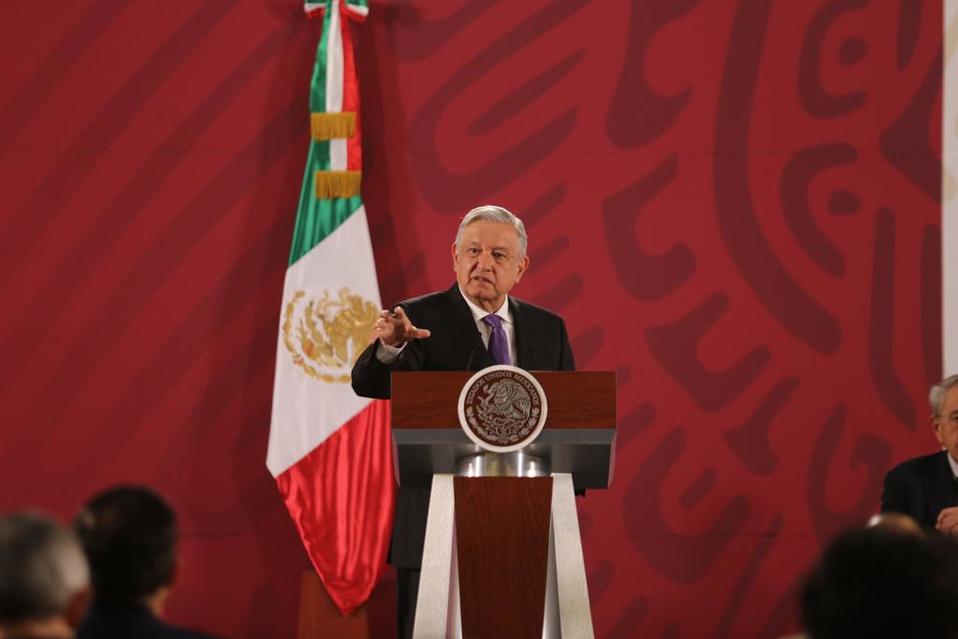 El presidente Andrés Manuel López Obrador en conferencia del 28 de enero. (Jorge Carballo)